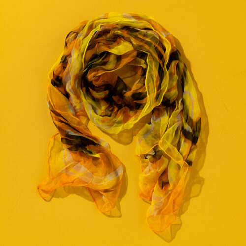 Scarf - Hand Painted Silk Scarves by artist David Higgins